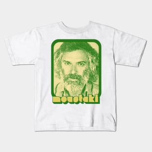 Georges Moustaki --- Retro Style Fan Art Design Kids T-Shirt